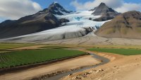 From Ice to Drought: The Ripple Effect of Glacier Melting on Food Production